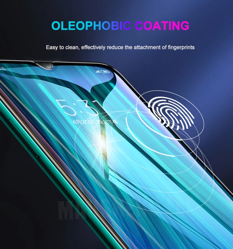 2 шт./партия закаленное стекло для Xiaomi Redmi Note 8 Pro защита экрана 9H анти-Blu-Ray стекло для Redmi Note 8 защитная пленка