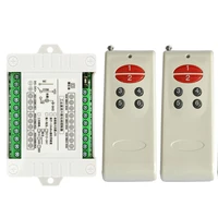 dc 12v 24v 6 ch rf wireless remote control switch remote control system 6ch relay receiver 6 button transmitter315433 mhz