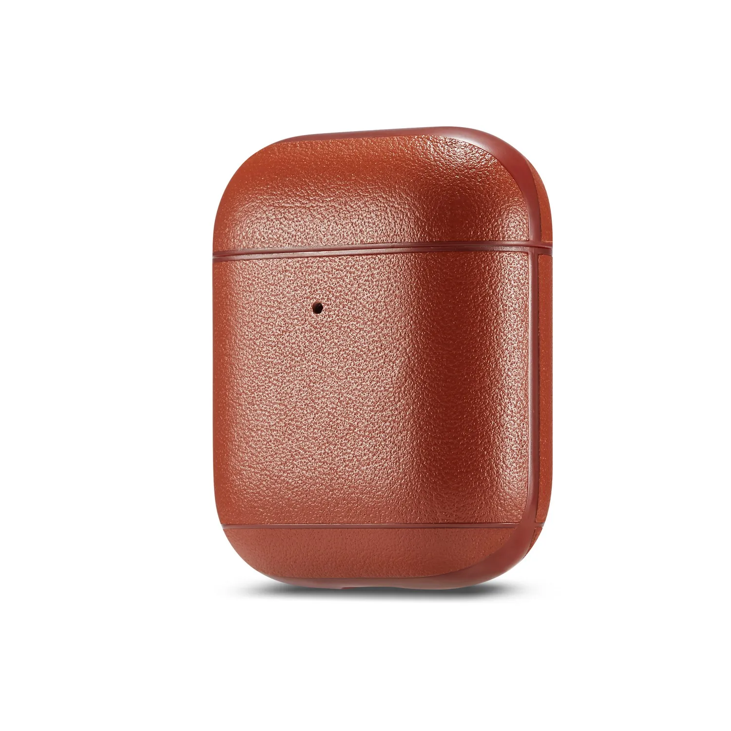 Кожаный чехол для наушников Apple Airpods 2 кожаный беспроводных Bluetooth