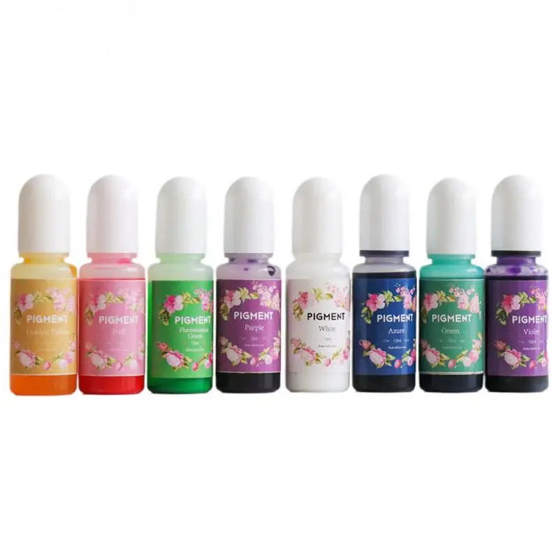 Ручной работы эпоксидные украшения делая смолы пигментных чернил Портативный