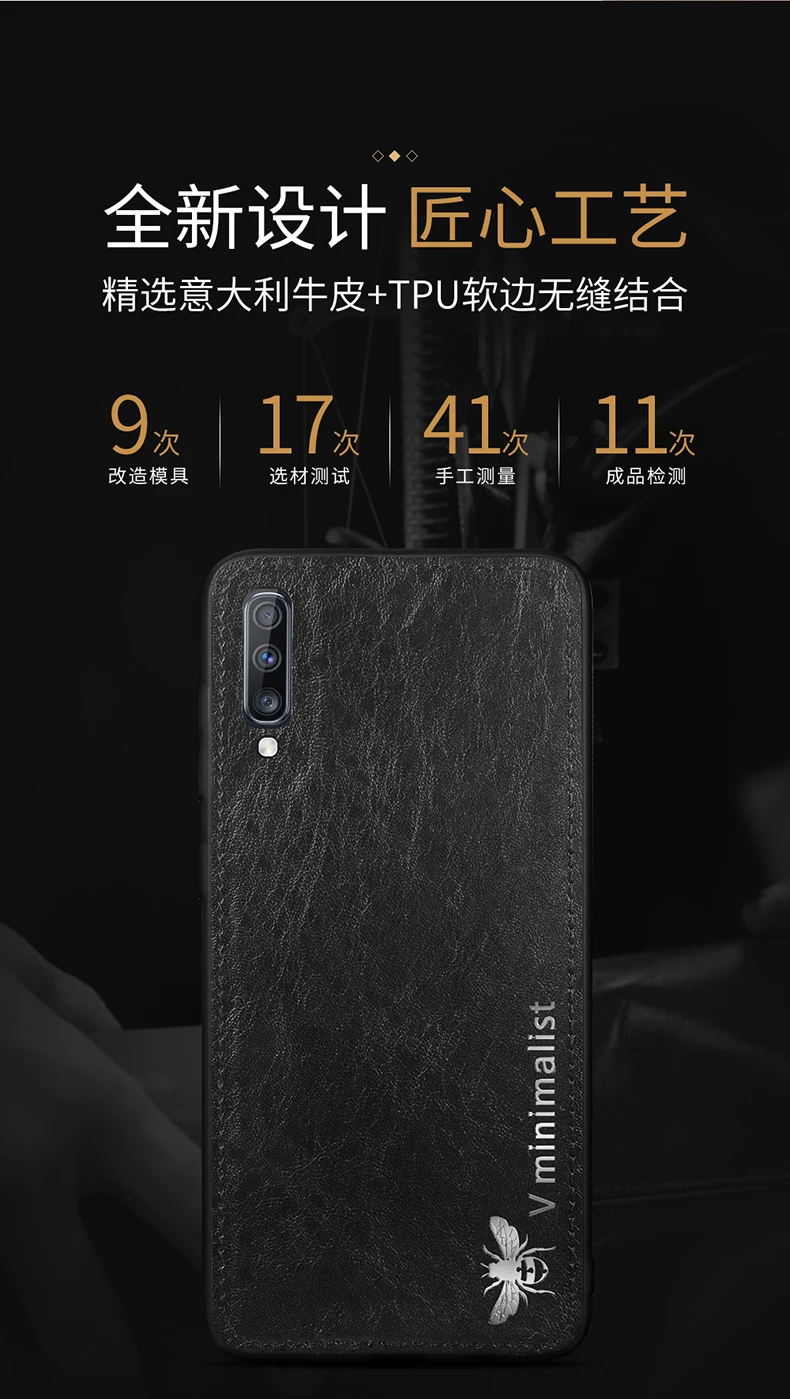 Чехол для samsung Galaxy A70 A60 A50 A30 A20 A10 роскошный винтажный кожаный магнитный автомобильный чехол для samsung M10