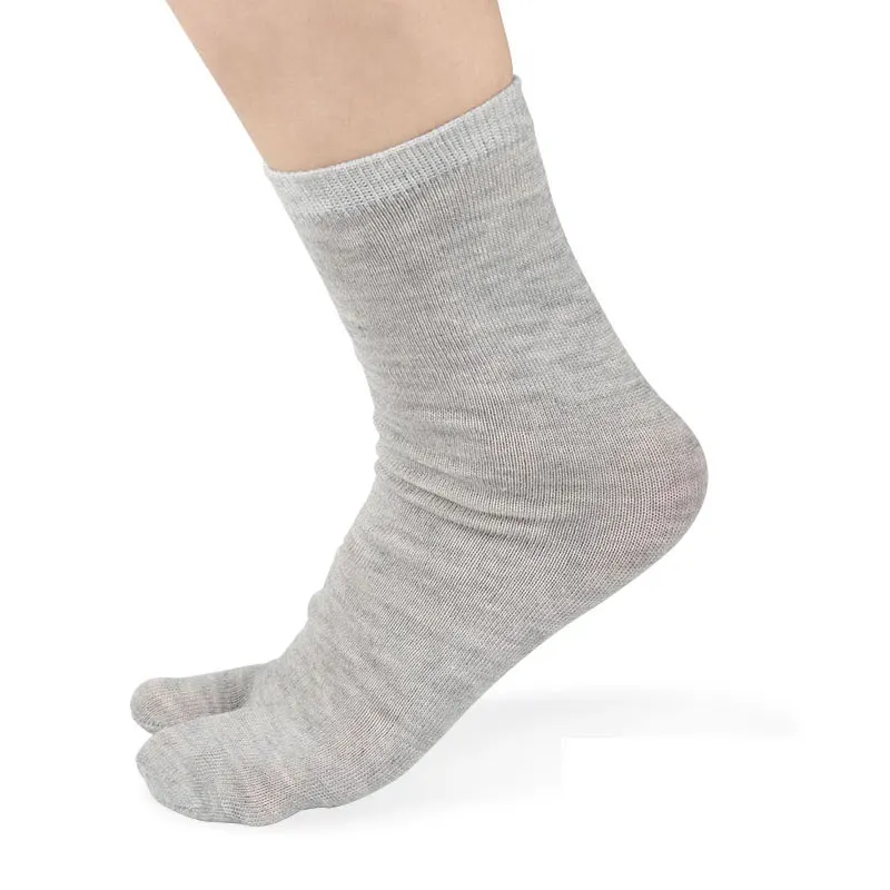 L.Mirror 1 пара коротких Хлопковых Носков с двумя пальцами для ухода за ногами