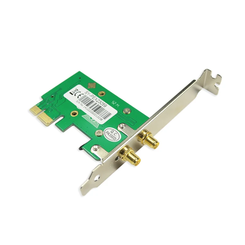 Good Quality Mini PCI-E to Wireless Adapter Network module with 2 Antenna WiFi RF Win7 64 Mac OS Best Price | Компьютеры и офис