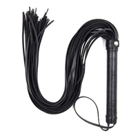 1pc pu leather horsewhip riding sports equipment anti slippery handle black horse whip riding horse supplies