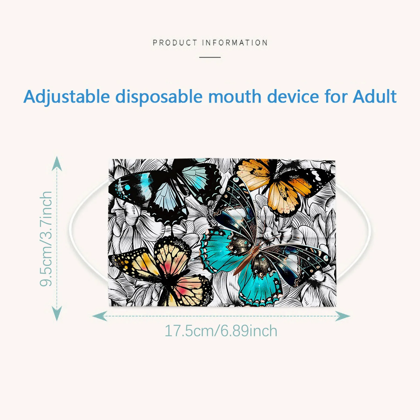 

50PC Adult's Mask Disposable High Quality Mask Industrial 3Ply Earhook