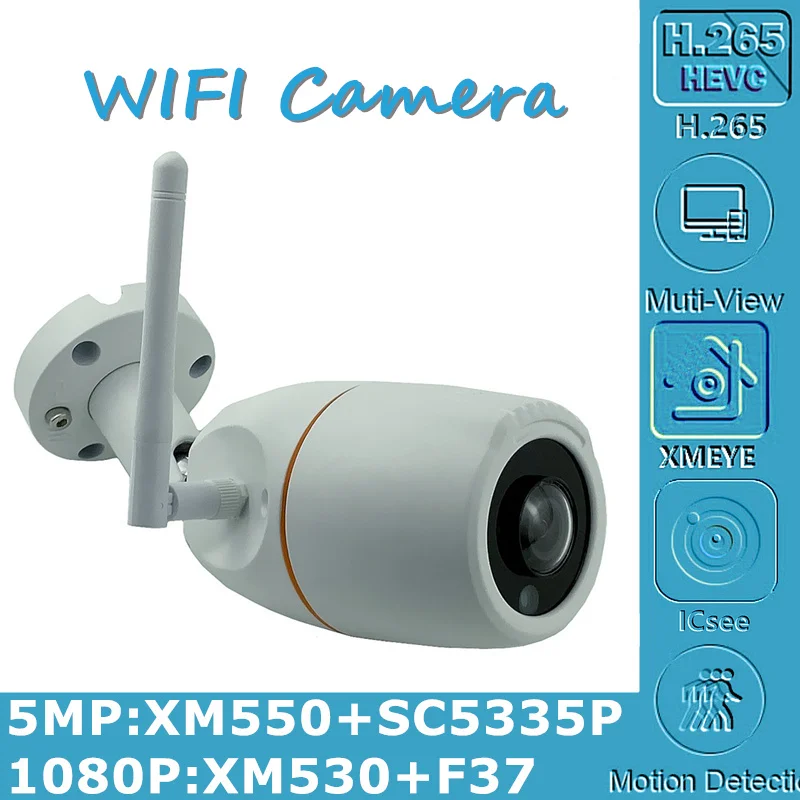 Панорама WI FI Беспроводной 5MP 3MP 2MP IP на открытом воздухе Металлическая