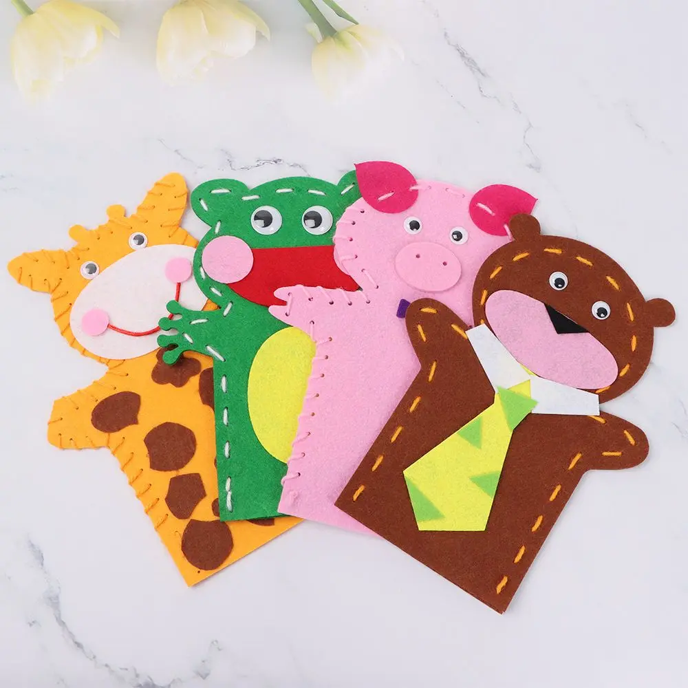 

Plush Animals Finger Puppet Toys Glove Finger Dolls DIY Cute Animals Doll Kids Glove Education Learning Craft Toy Gift