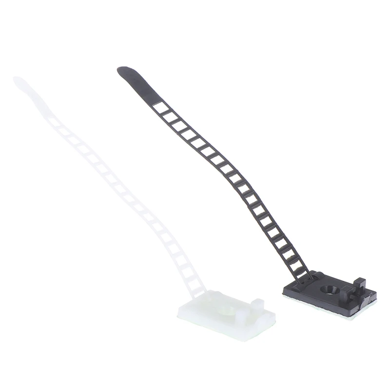 20 шт. Регулируемая кабельная стяжка зажимы для кабеля зажим крепления провода 18