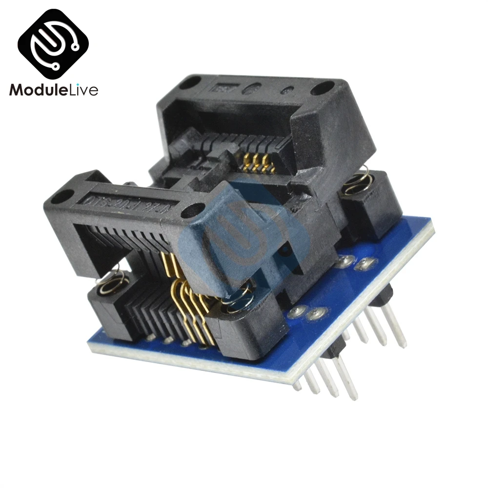 SOIC8 SOP8 К DIP8 адаптер программатора EZ гнездо модуля преобразователя 200mil 209mil Blue