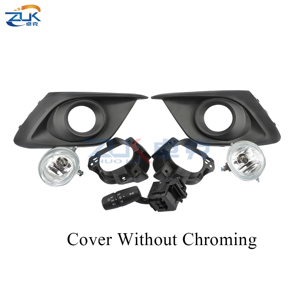 ZUK передний бампер, противотуманная фара, отражатель, противотуманная фара, набор противотуманных фар для Mazda 3 Axela 2014 2015 2016, хромированная крышка с кабельным переключателем