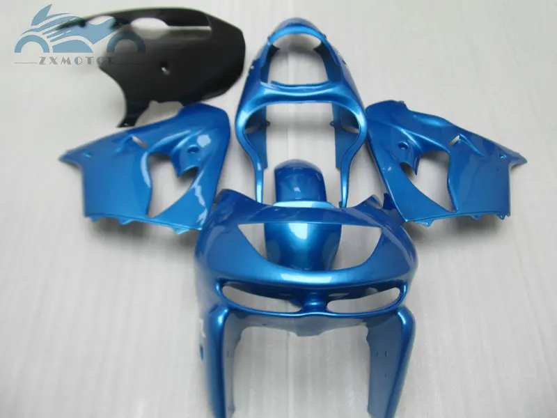 

Free Customized parts for Kawasaki Ninja 1998 1999 ZX-9R fairing kits ABS road fairings kit 98 99 ZX9R blue bodyworks