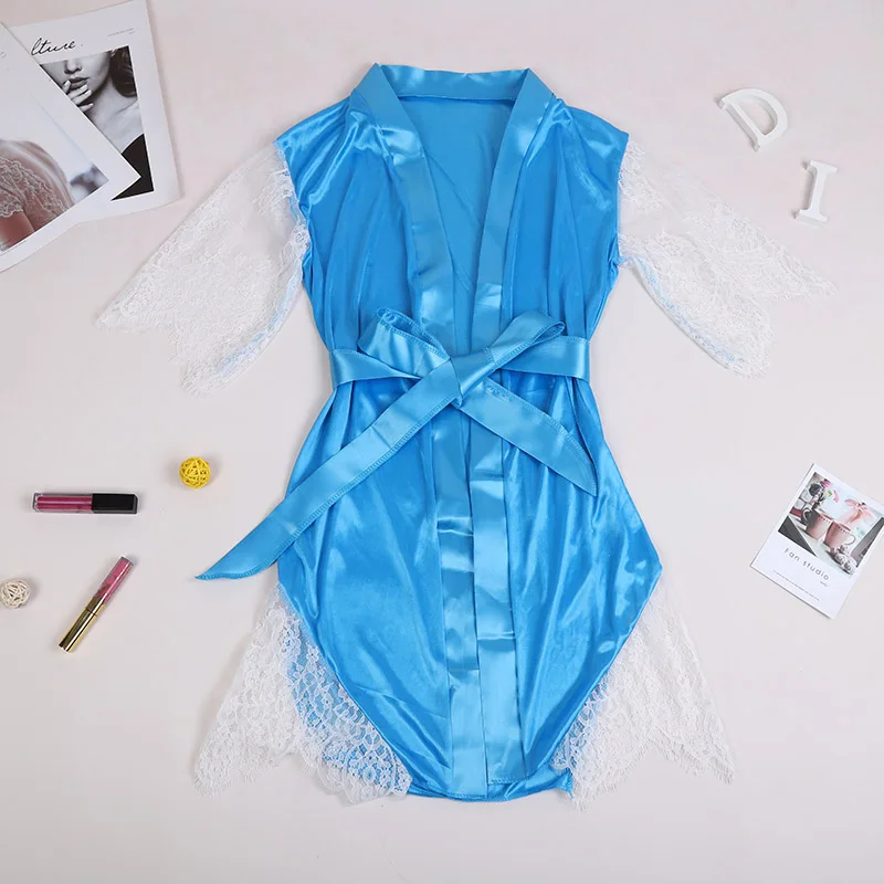 2019 женская сексуальная ночная рубашка плюс размер S XXL кружевное платье для сна