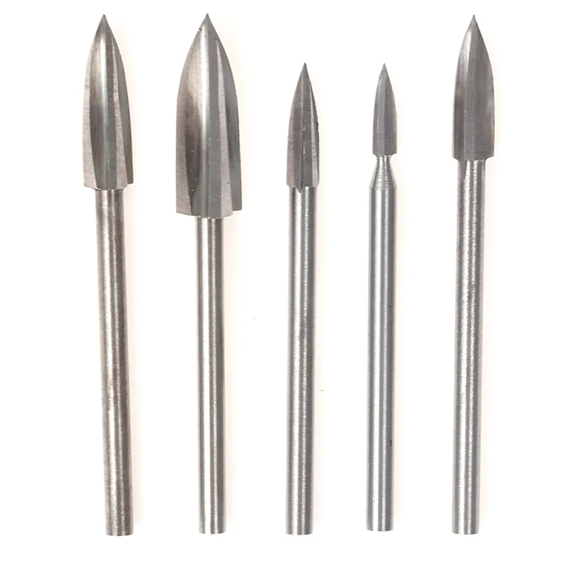 

Milling Cutters White Steel Sharp Edges Woodworking Tools Three Blades Wood Carving Knives
