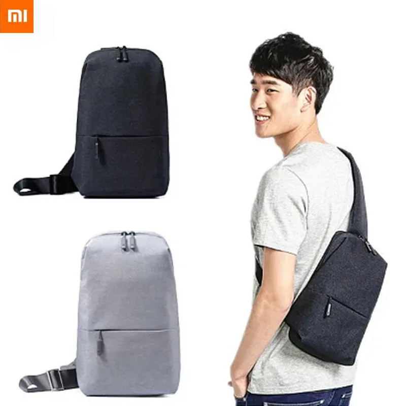 

Новинка 2020, многофункциональная спортивная нагрудная сумка Xiaomi для отдыха, вместительная матовая ткань, подходит для мужчин и женщин
