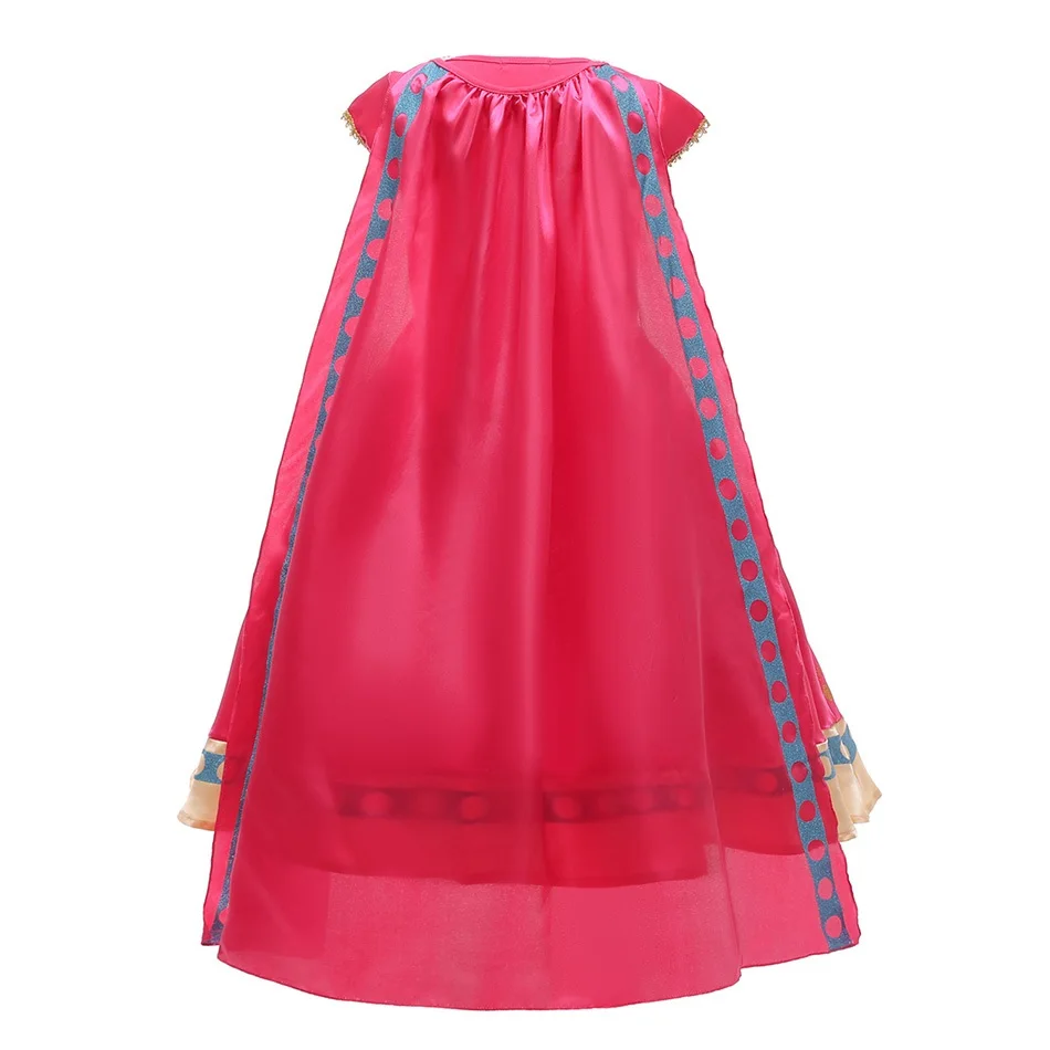Детский костюм жасмина розово-фуксия платье для принцессы в арабском стиле