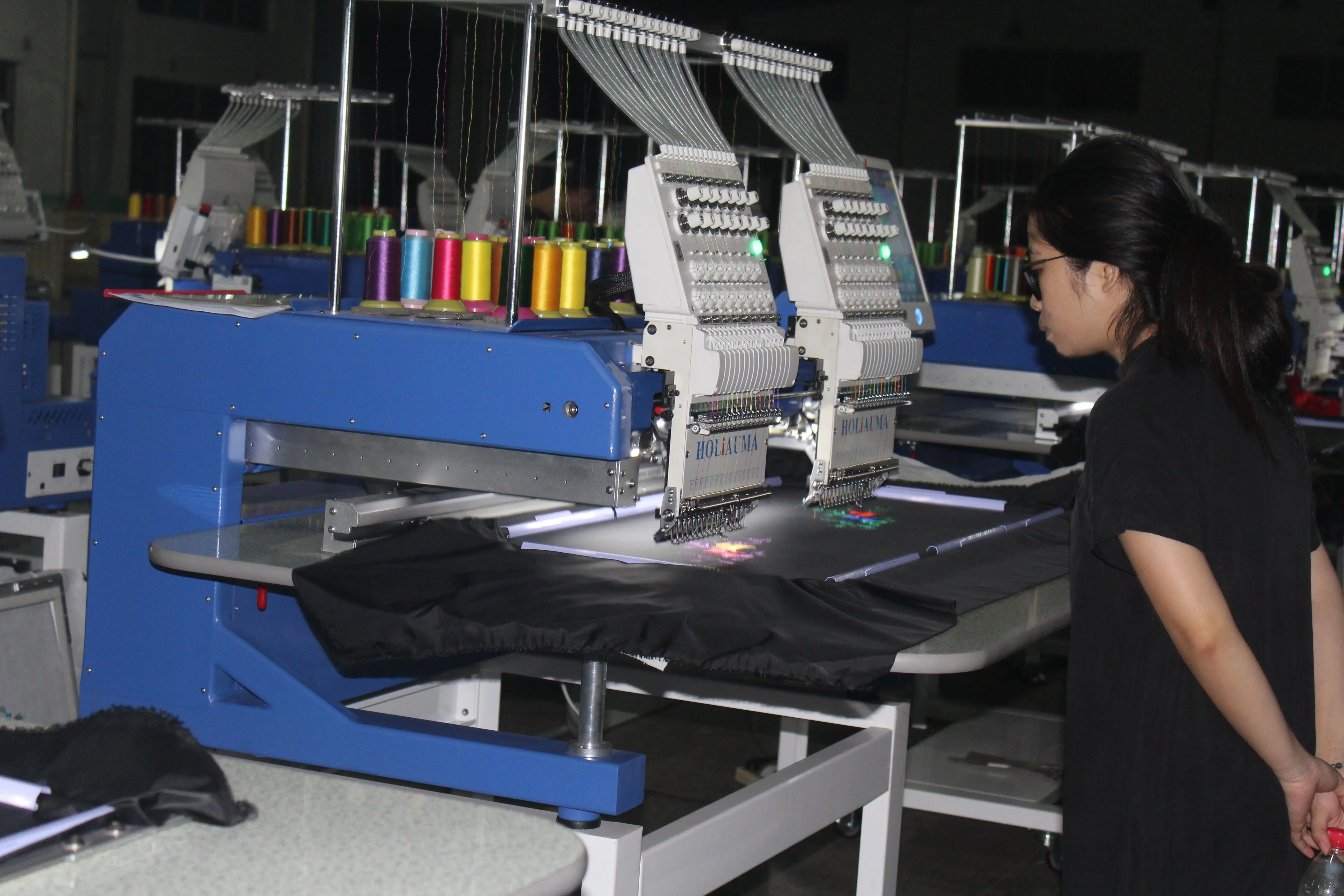 3 Years quality warranty! HOLiAUMA new technology 2 heads flat embroidery machine two computerized embroidey price | Дом и сад