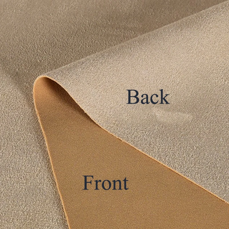 Купить Замшевая трикотажная воздушная слойная ткань, матовая эластичная Высококачественная мягкая гладкая нежная для шитья одежды на полметра