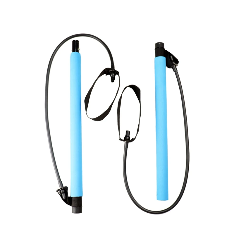 Пилатес палка для упражнения растягивающиеся ленты Длинные полосы