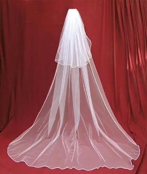 

Cathedral Length Wedding Bridal veil with Comb 2 Layer Soft Tulle Cheap Veils Wedding Accessories Bridal Veils for wedding