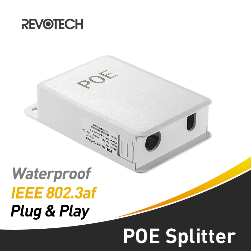 Разделитель PoE на открытом воздухе и Водонепроницаемый IEEE 802.3af 10/100 Мбит/с