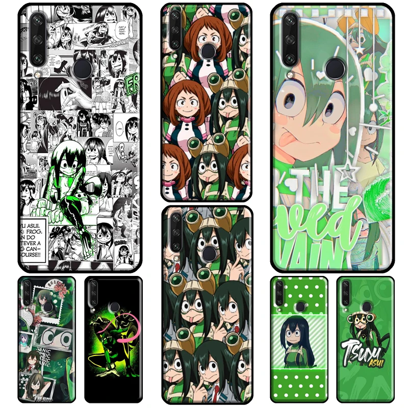 Цую Asui Froppy Boku без герой чехол для телефона Huawei Y9 Y7 Y6 Y5 2019 2017 Prime 2018 Y7A Y5P Y6P 2020 Nova 5 Т-образной крышкой