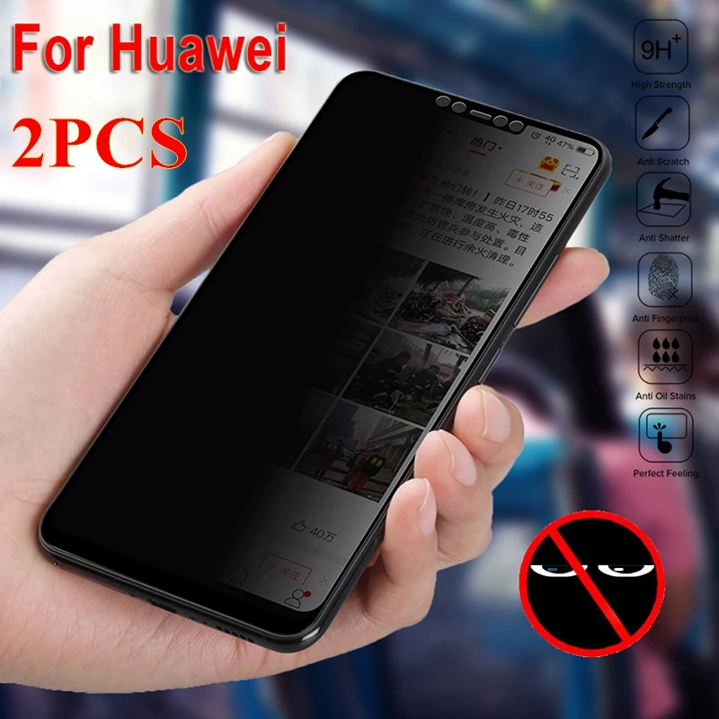 Комплект из 2 предметов приватные экранные протекторы для Huawei P30 P20 P40 Lite анти