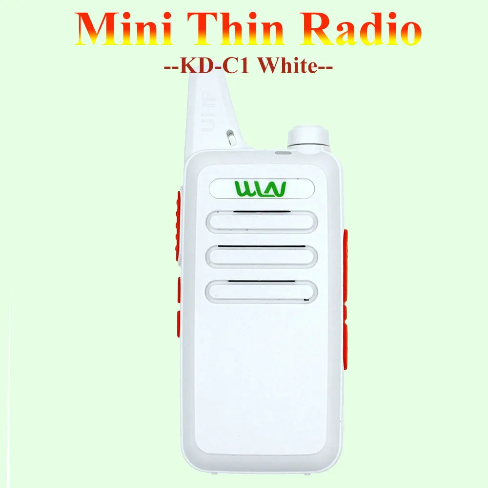 10 шт. WLN KD-C1 мини-рация UHF 400-470 МГц 5 Вт Мощность 16 канальный мини-портативный трансивер лучше, чем BF-888S