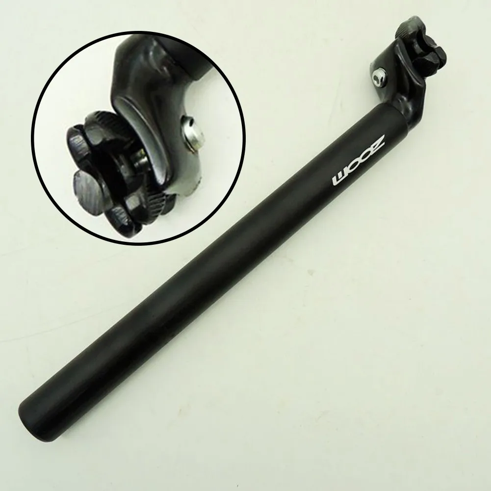 

Adjustable Bike Seatpost 31.6*350mm Black Aluminum Alloy Cushion Saddle Seats Tube Bicycles Seat Post Cycling Parts Accessories
