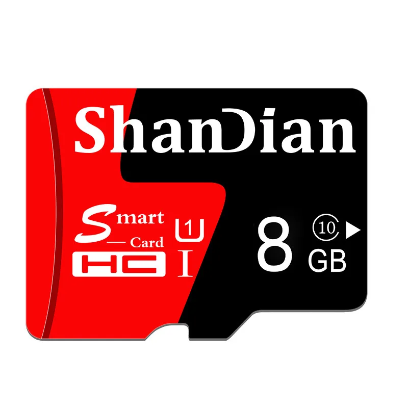 8 Гб SHANDIAN Смарт SD карта 16 ГБ 32 ГБ класс 10 высокоскоростная Smartsd Мини карта для телефонов и камер реальная емкость 64 Гб карта памяти - Емкость: 8 Гб