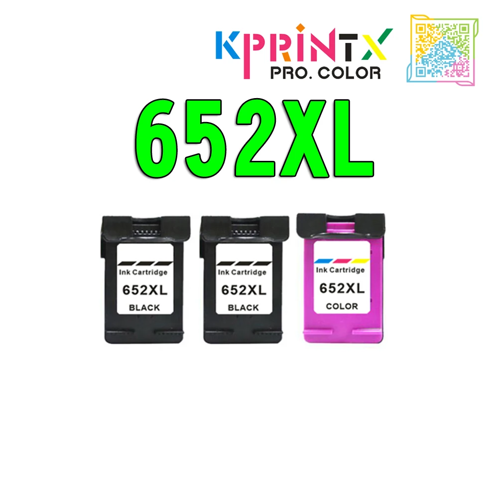 Сменные чернильные картриджи для 652 XL 652XL Deskjet 1115 1118 2135 2136 2138 3635 3636 3835 4535 4536 4538