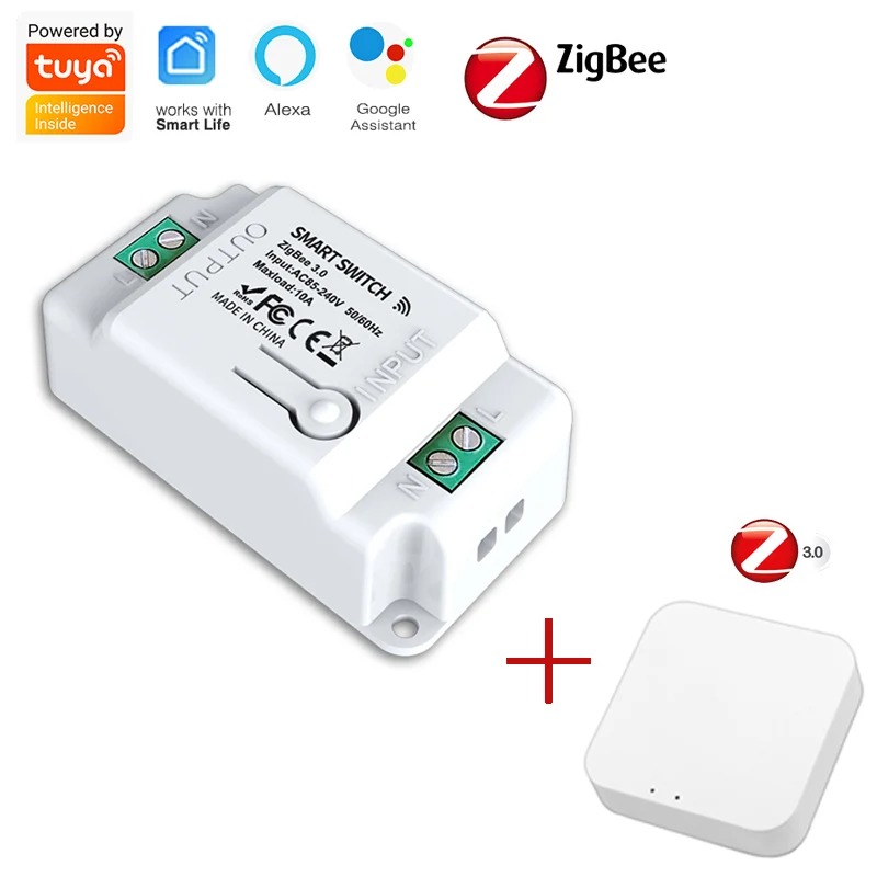 

Переключатель для автоматизации умного дома Tuya Zigbee, светильник контроллера, работает с приложением Alexa Google Home Assistant