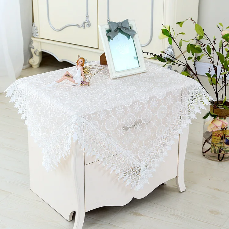 Круглый вышитая скатерть простой и современный стол накрыть Свадебный катерть