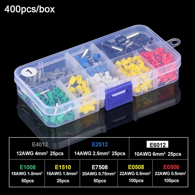 Трубчатая Клемма, разные стили, в коробке, электрическая трубка ...