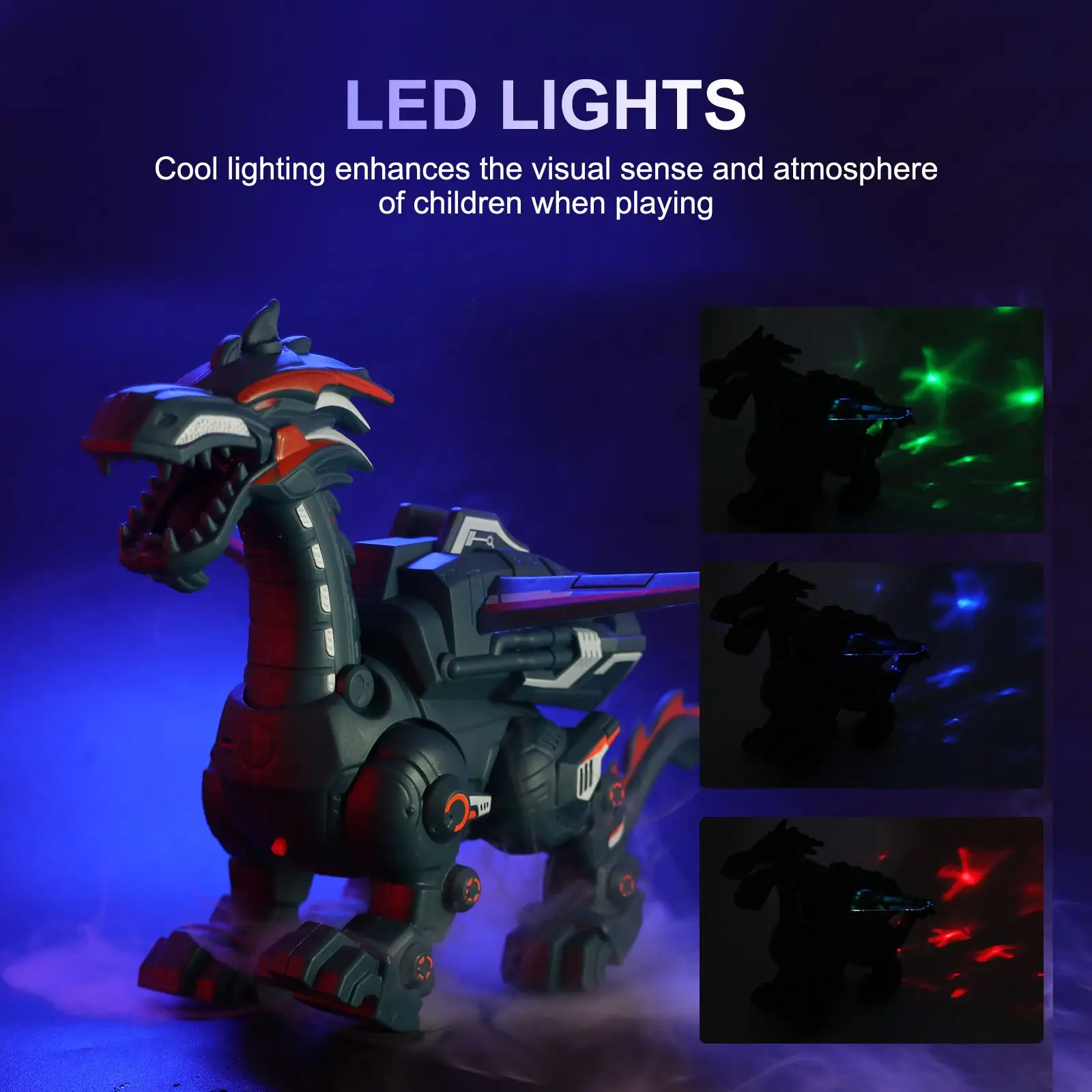 Имитация интеллектуального динозавра распылитель динозавр игрушка электронная