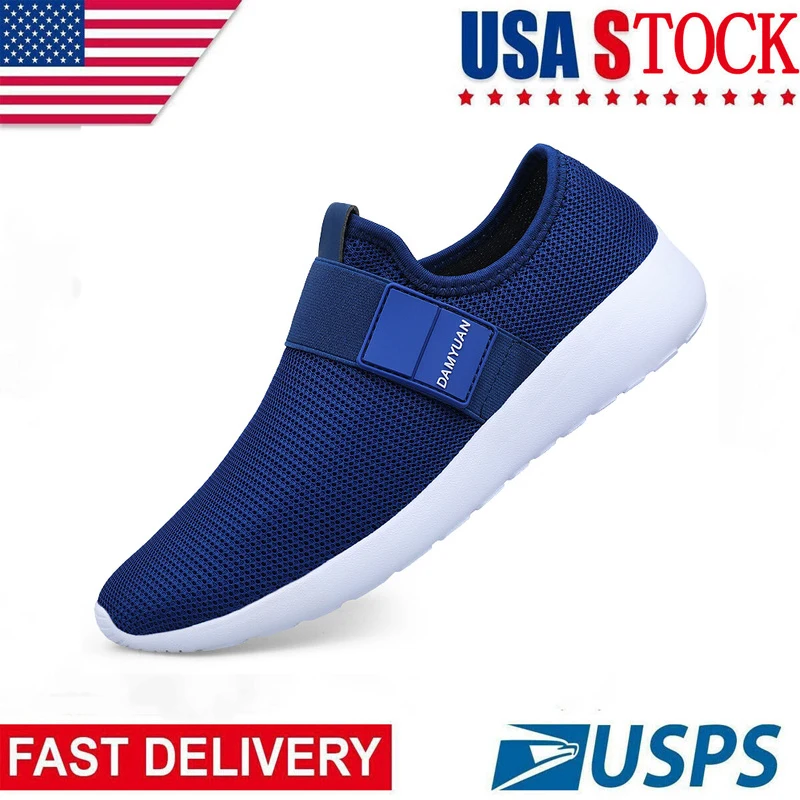 

Damyuan USPS 2020 Men Breathable Sneakers Spring Lightweight Zapatillas Hombre Casual Non-slip Running Shoes Shoes Size 39-46