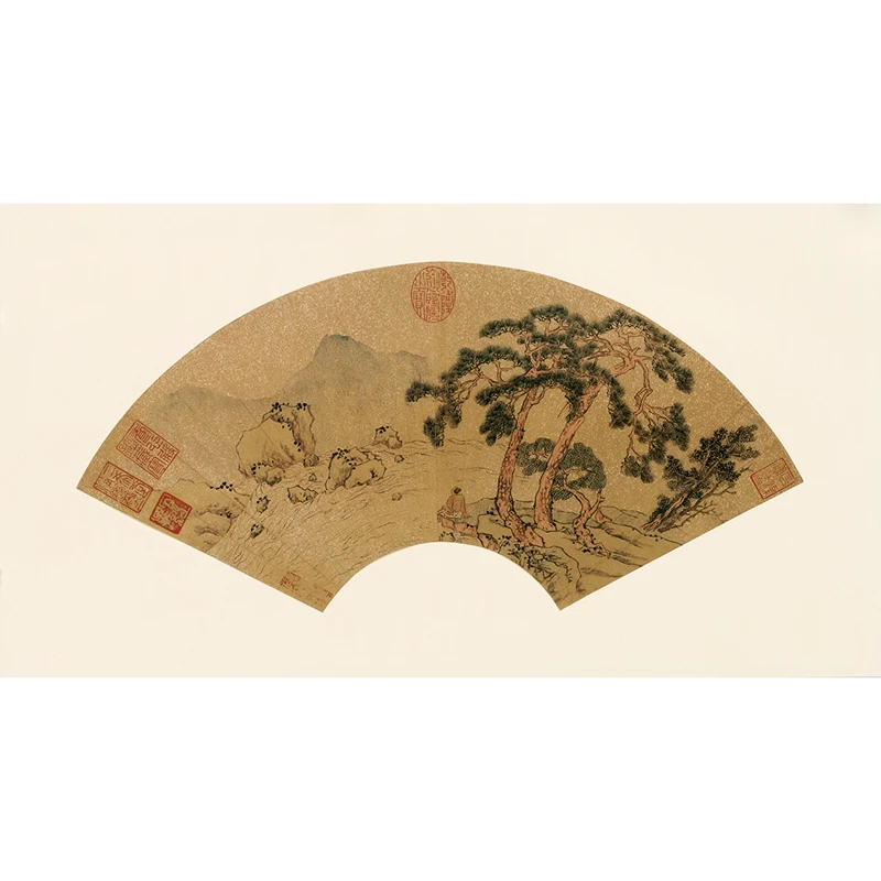 Цельный плакат с изображением древнего времени шедевр династия Мин в Китае Вэнь