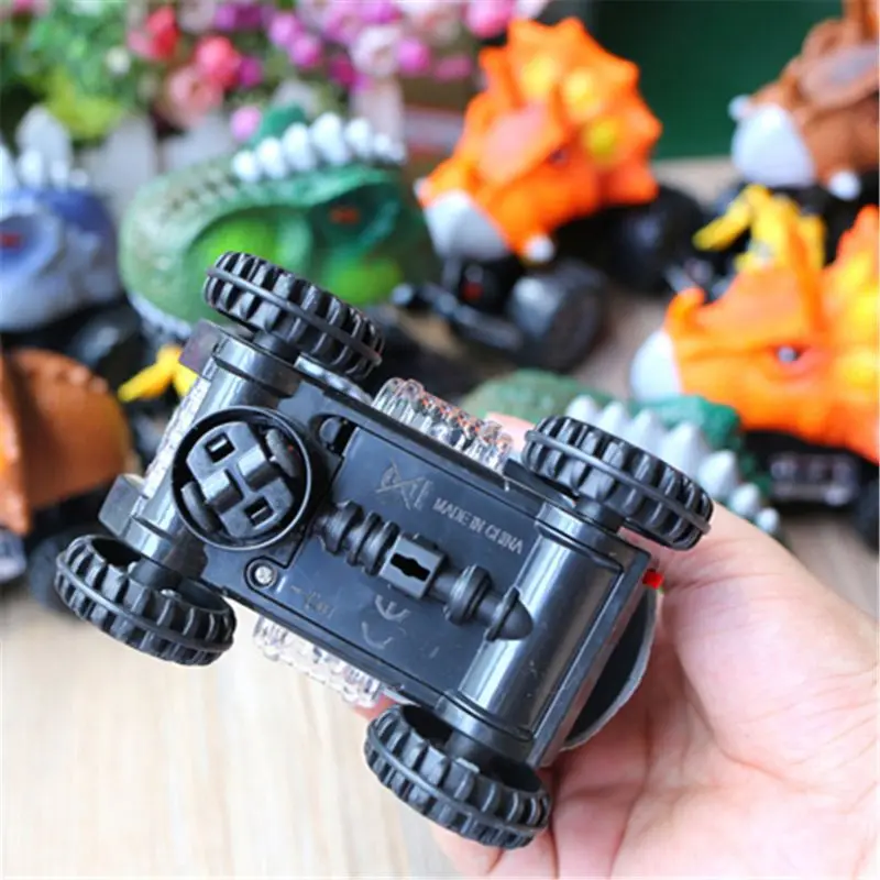 

Dinosaur Cars Dinosaur Vehicles Pull Back Cars with LED Light Dinosaur Sound Toys for Boys Toddlers Kids Gifts 19QF