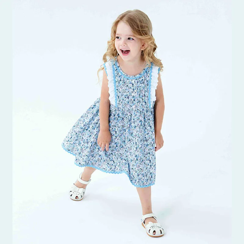 Платье для девочек красное платье с принтом летнее нового дизайна 2020 | Мать и