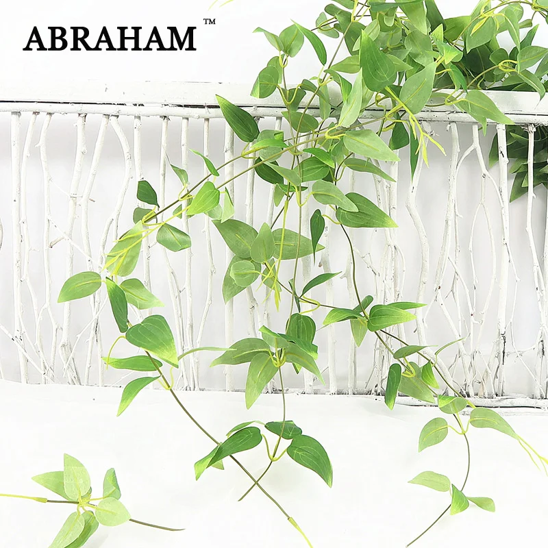 Шелковая яркая лоза 98 см подвесная искусственная листья из ротанга ветка Осенний