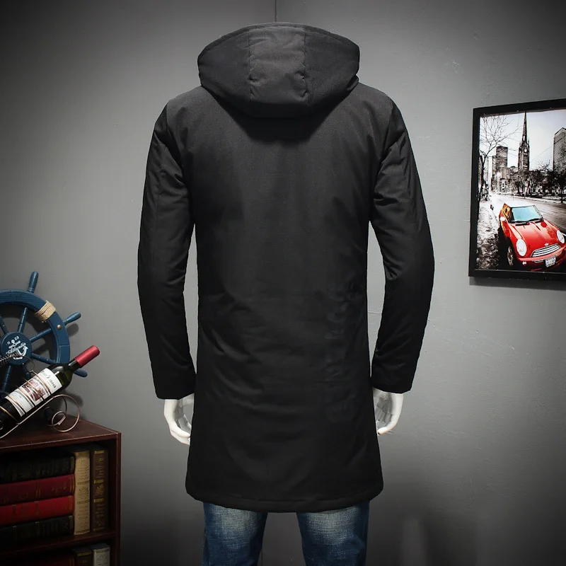 plus size 8XL in the long winter cotton padded clothes men XL warm coat fat thick jacket hooded down free shipping | Мужская одежда