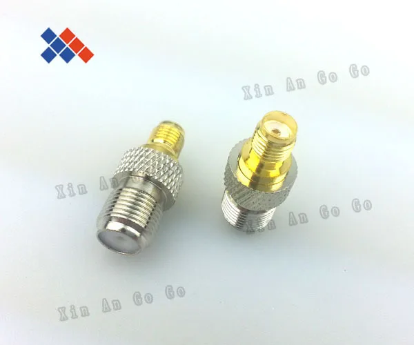 

1pcs RF coaxial connector SMA female to F female Adapter
