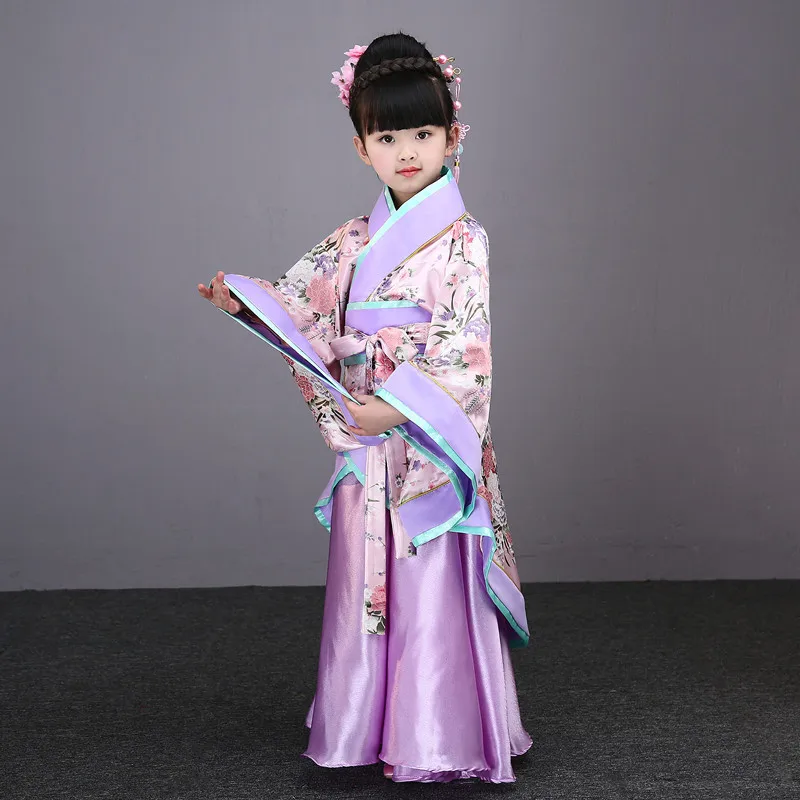 Традиционная китайская женская танцевальная одежда Hanfu белое классическое