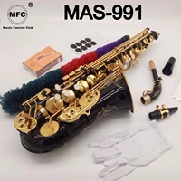 music fancier club alto saxophone mas 991 black lacquer with case sax alto mouthpiece ligature reeds neck musical instrument
