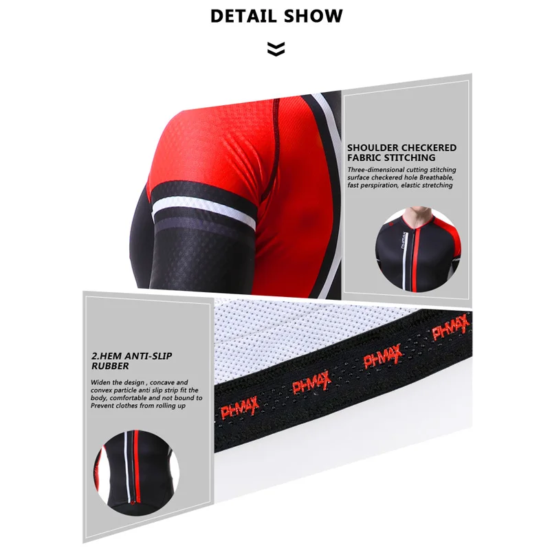 PHMAX Мужская одежда для велоспорта с длинным рукавом MTB|Майки велоспорта| |
