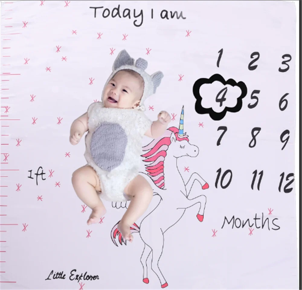 Рождение ребенка аксессуары веху Одеяло покрывало для фото Фотография реквизит