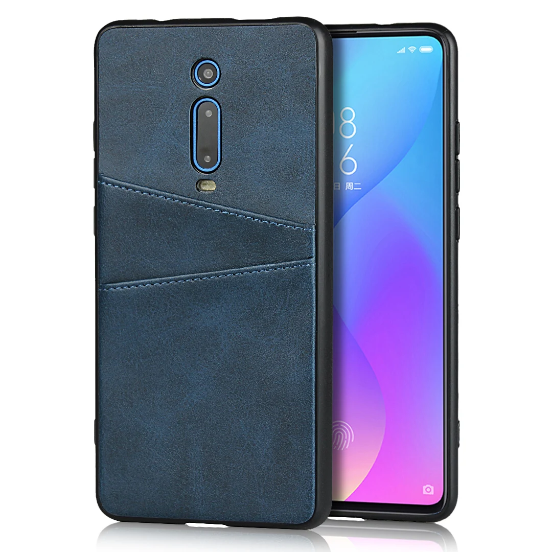 Из искусственной кожи держатель для карт бумажник чехол для Xiaomi mi 9 A2 8 Lite 6x Cc9 Cc9e 9t Xio mi Red mi 6 6a K20 Note 7 Pro силиконовая рама