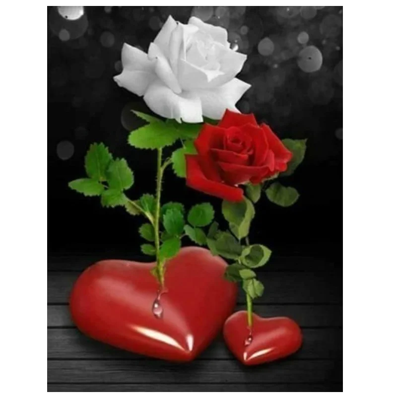 Алмазная картина цветок розы 5D алмазная вышивка крестом мозаика в