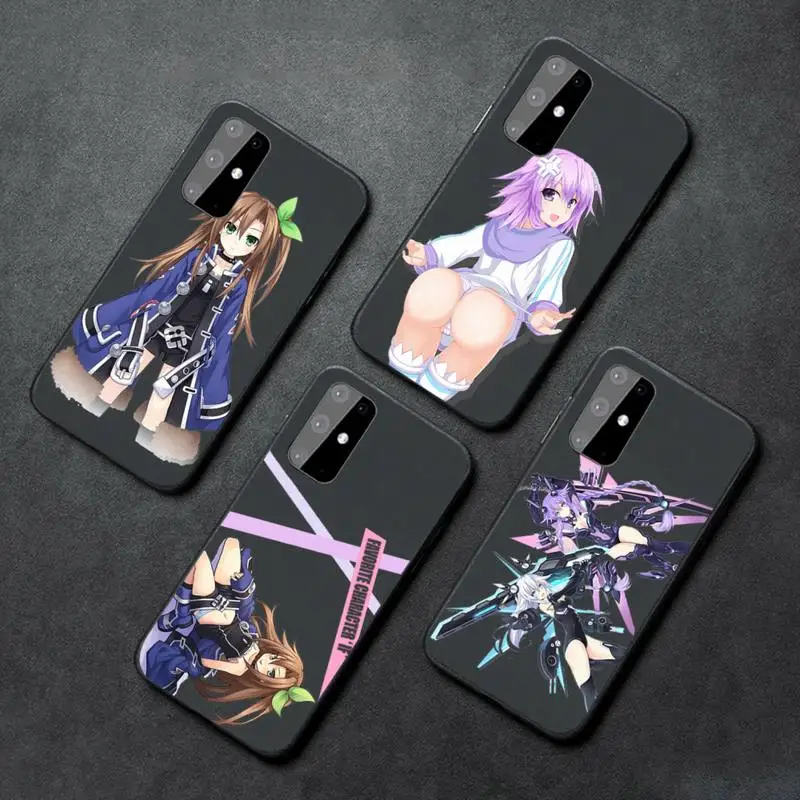 

Hyperdimension Neptunia girl Phone Case For Samsung A32 A51 A52 A71 A50 A12 A21S S10 S20 S21 Plus Fe Ultra