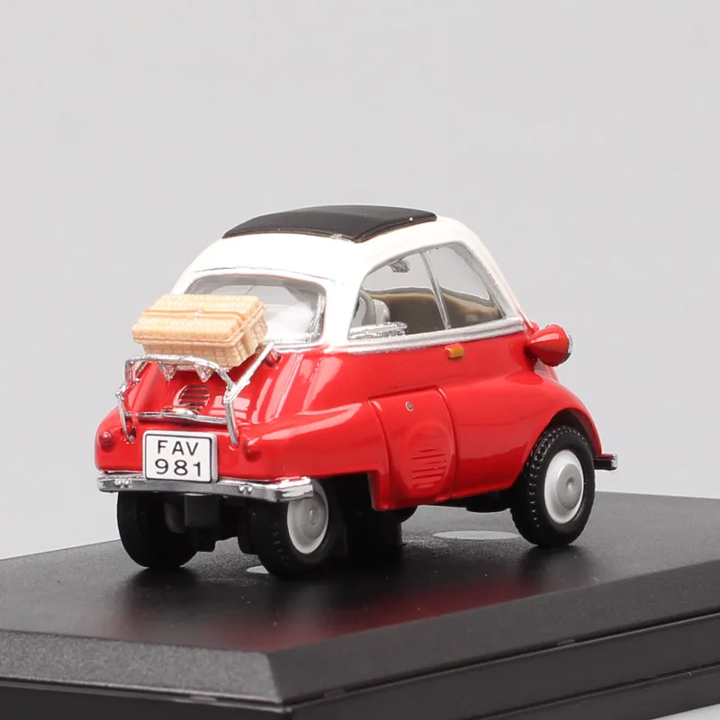 Cararama мини милые классические 1/43 весы Isetta 250 автомобиль пузыря литые Автомобили Модель для маленьких мальчиков подарки миниатюрные 1955