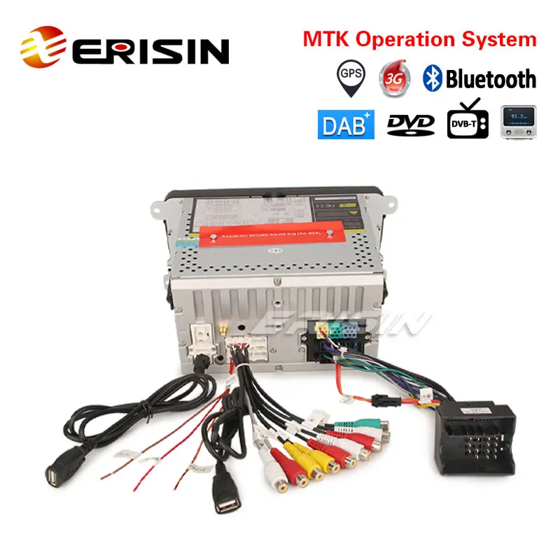 Erisin 8 &quotES7285V Автомобильная стерео DAB + Canbus SWC DVB-T GPS Navi для VW Golf 5/6 Bora Passat Polo Tiguan Caddy Jetta